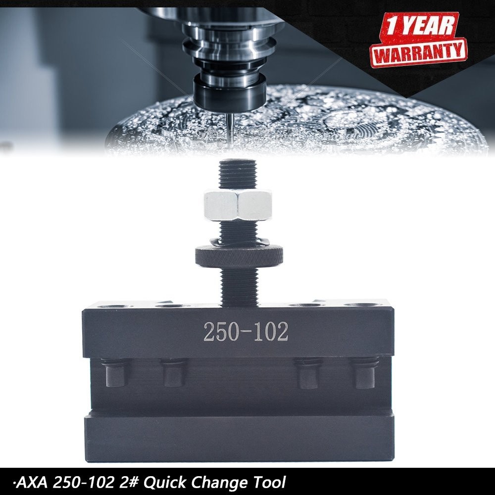 Quick Change Tool Post 6 - 12" Boring Turning Holder 2# AXA 250-102 For Lathe