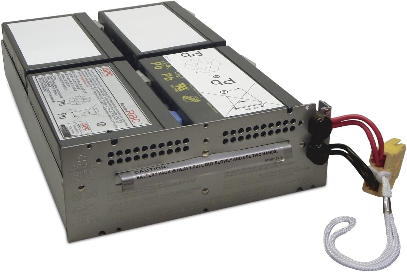 APC UPS Battery Replacement, APCRBC133, for Models SMT1500RM2U and select others