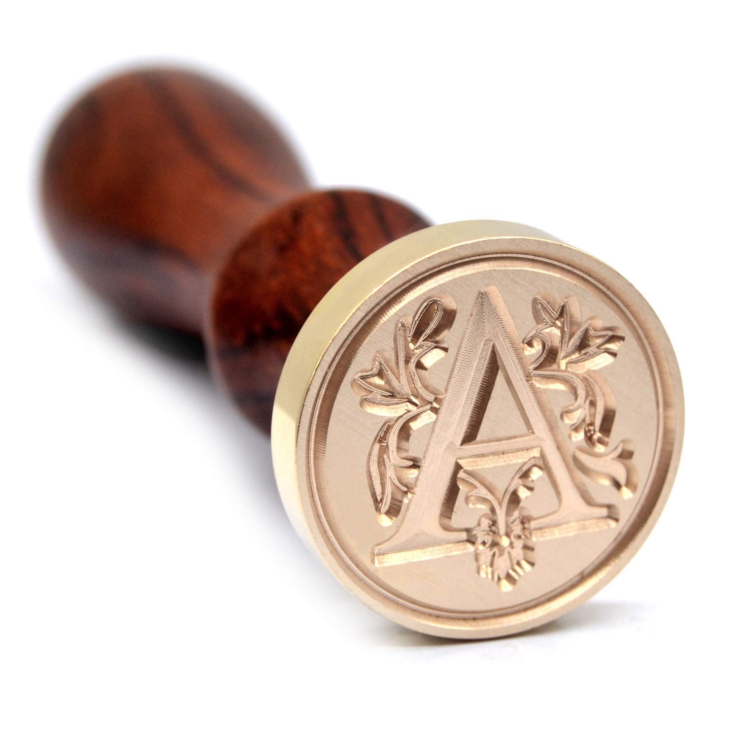 Medieval Traditional Initial Alphabet Wax Seal Stamp, Brass Letter A