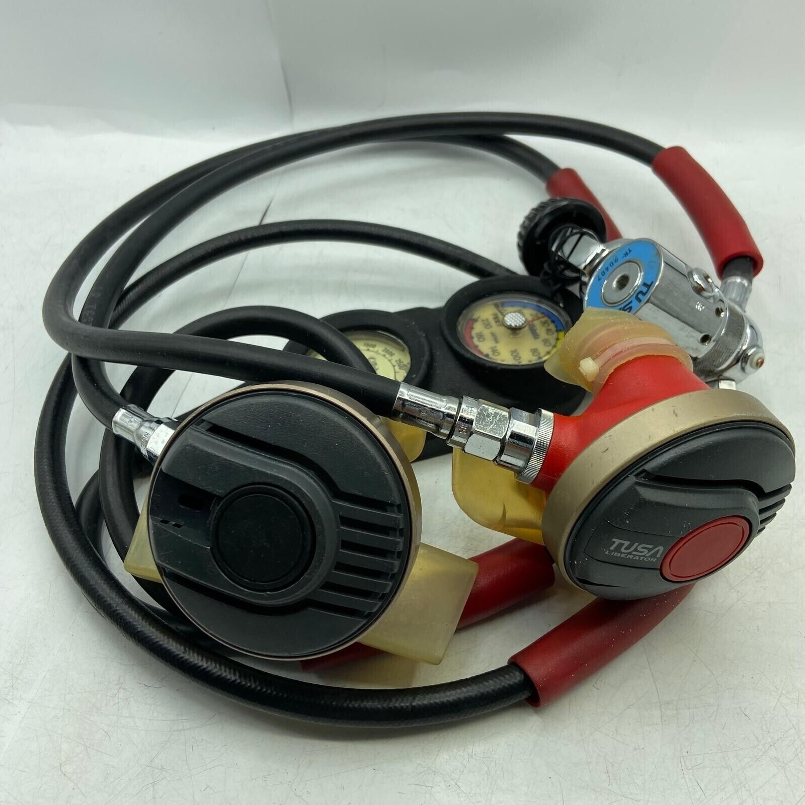 SCUBA Tusa Regulator with Gauges,  Accessory and 2 Second Stage Mouth Piece