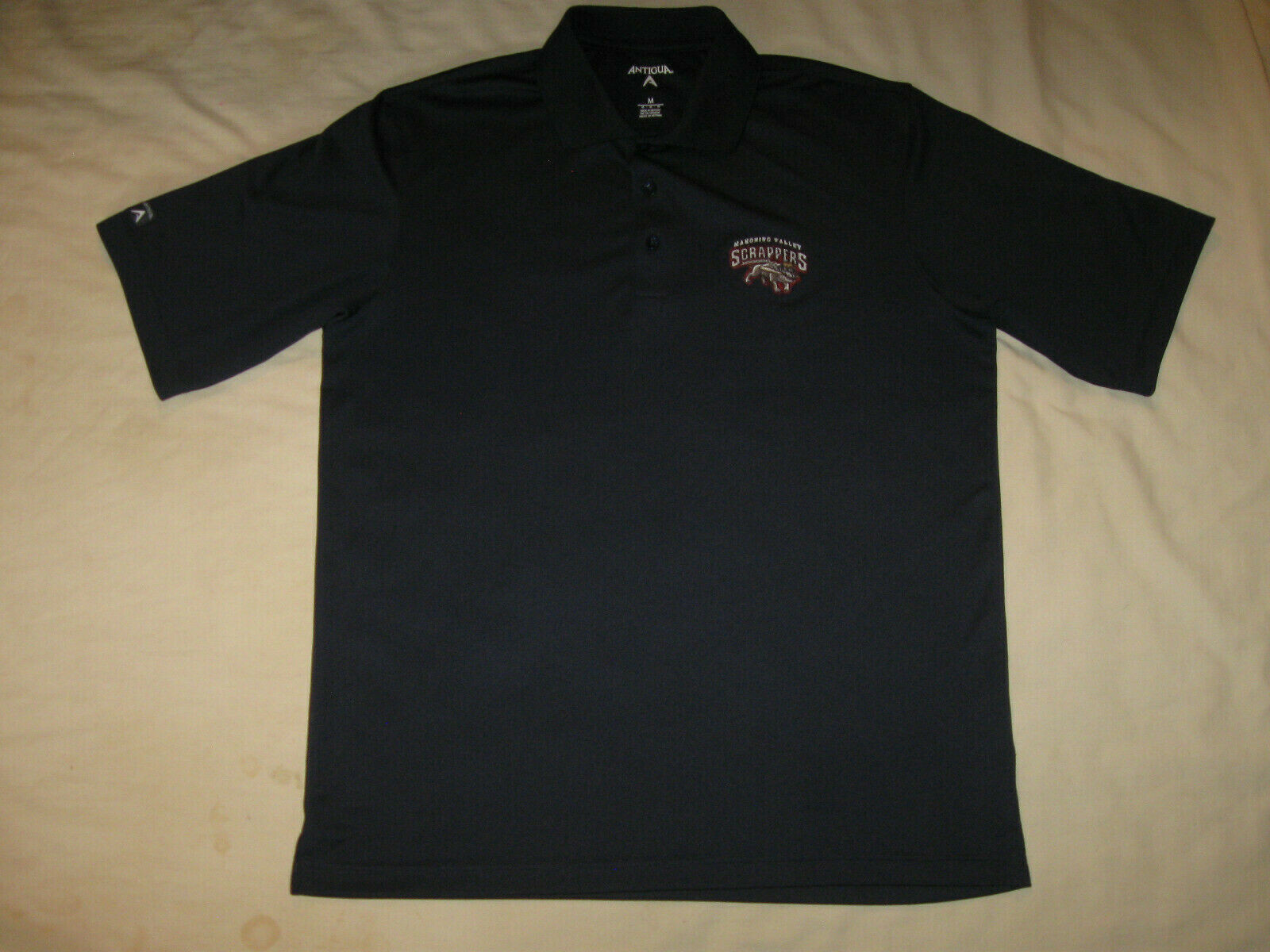 Mahoning Valley Scrappers Polo Golf Shirt Men's Medium Minor League Baseball MLB