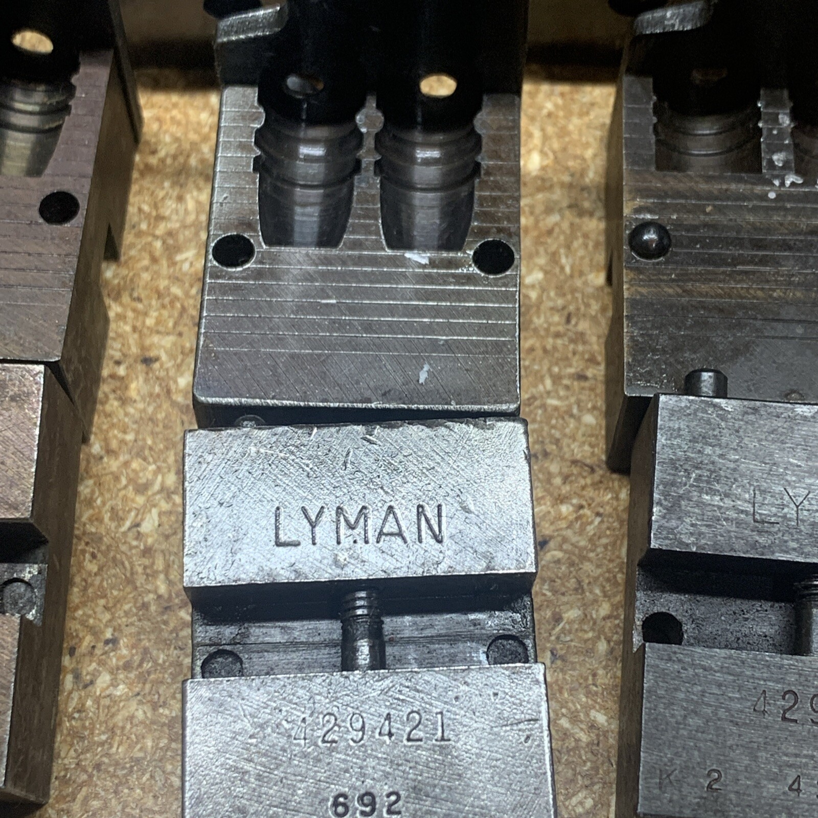 Lyman 2 cavity bullet molds