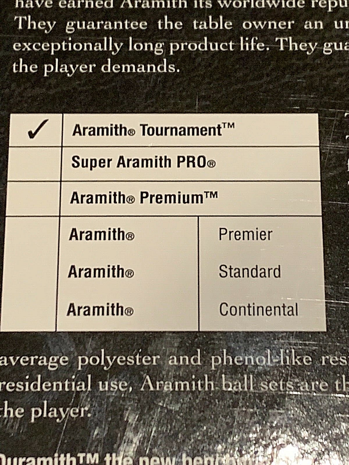 ARAMITH TORNAMENT POOL BALLS PRO CUP VALUE PACK DURAMITH TECH. NEW SHIPS FREE