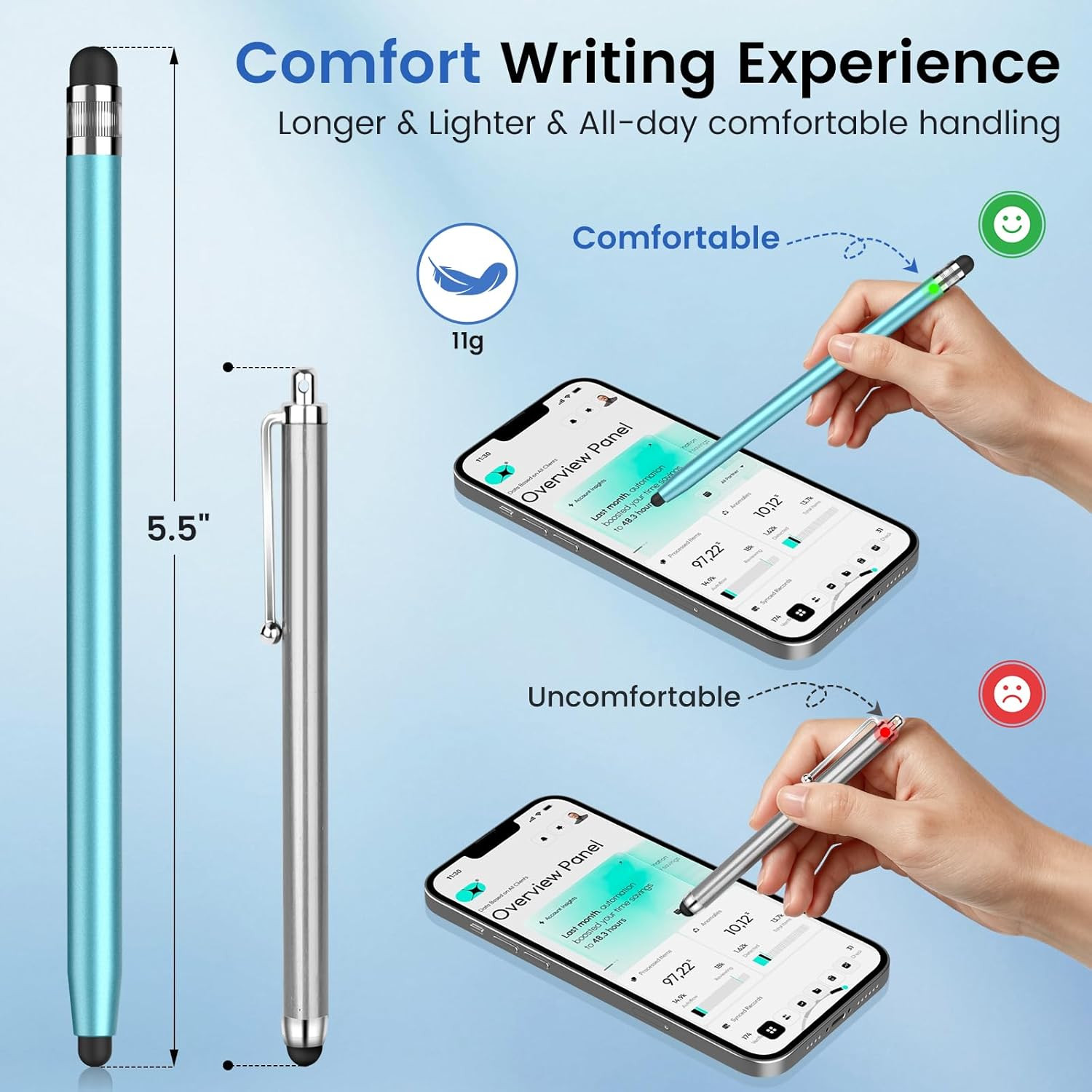 Stylus 10Pcs, Stylus Pen for Touchscreen Android Ipad Iphone Stylists Pens | Uni