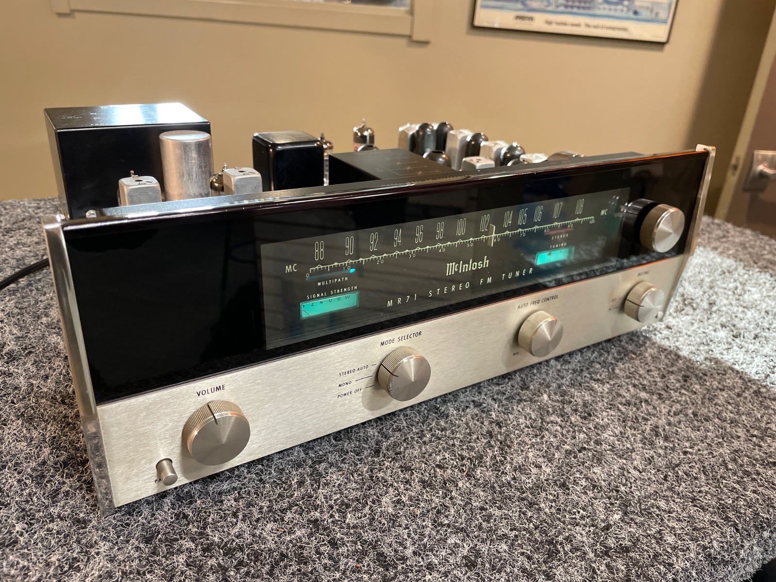 McIntosh MR71 Tube Tuner, Pro Restored, Nice Condition