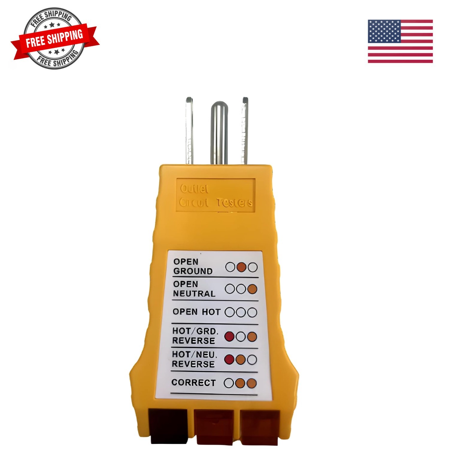 Outlet Tester, Socket Tester for Standard North American AC Electrical Outlet...