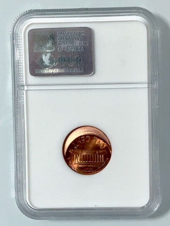 1999 Lincoln Memorial Cent Off-Center Error NGC MS65 RD
