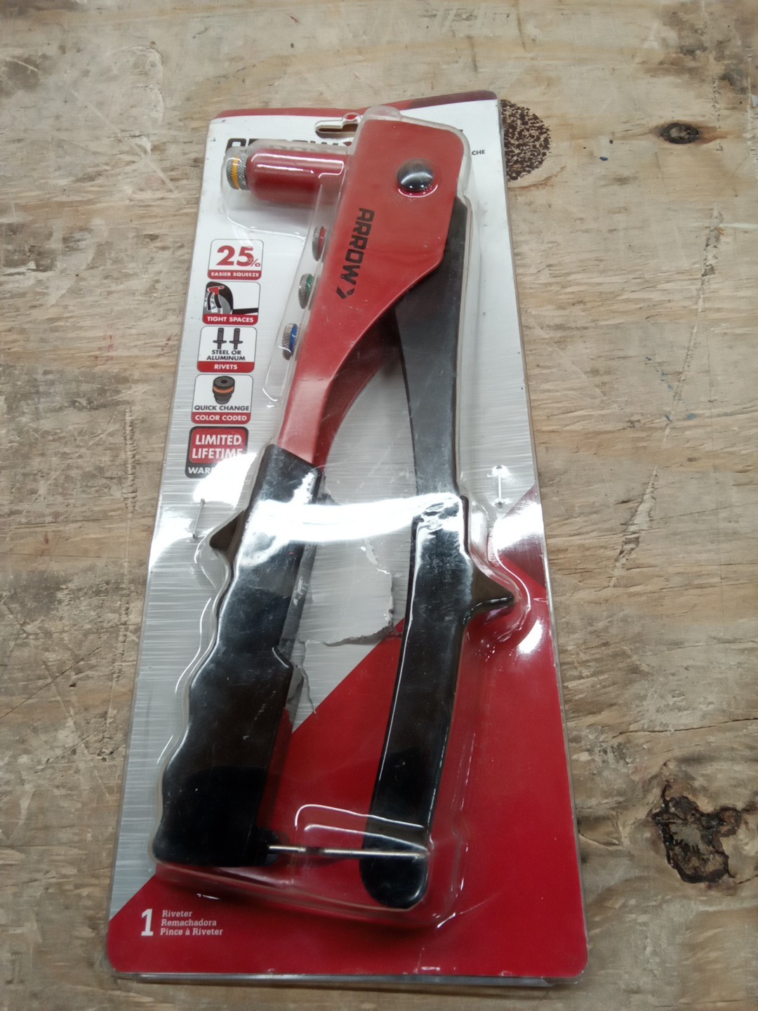 Arrow Fastener RH200S Heavy Duty Rivet Tool 13.1 H x 4.5 W x 1.09 D in.  A4