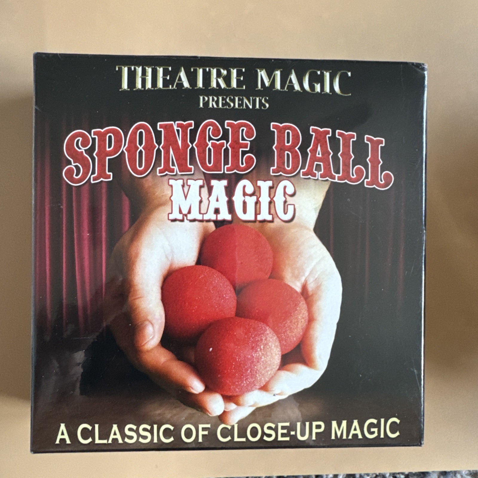 Theatre Magic Presents Sponge Ball Magic - Classic Close Up Magic With DVD New