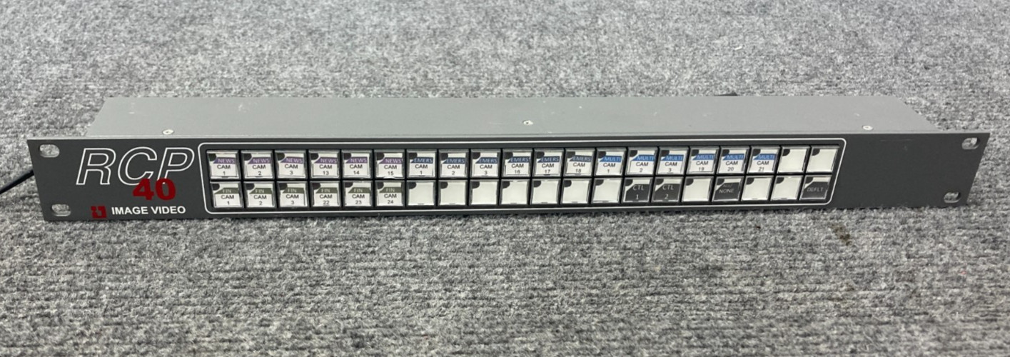 Image Video RCP-40 40-Button Control Panel w/ Power Cord