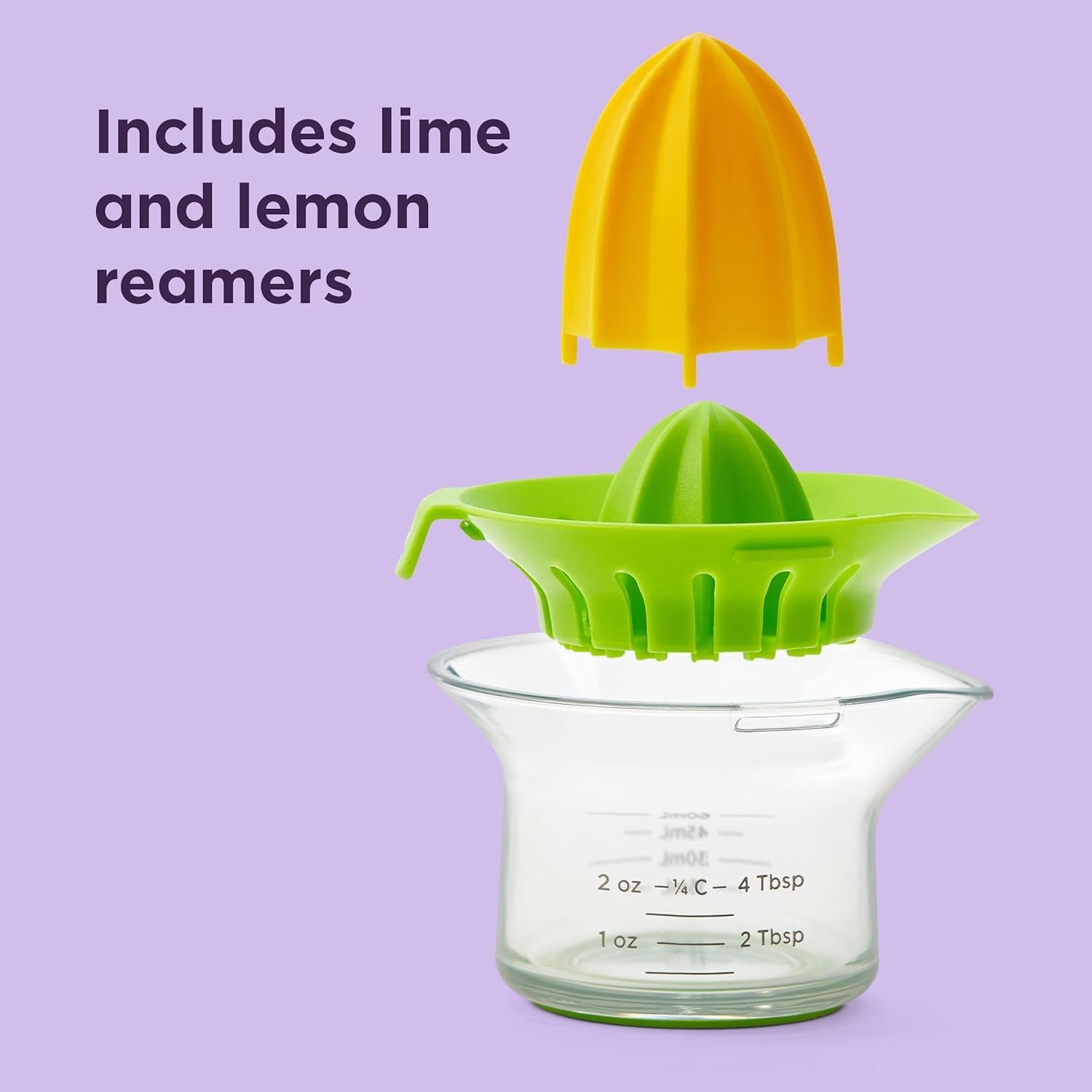 Compact Mini Juicer Kit for Lemons & Limes - Pulp-Free Fresh Juice Experience