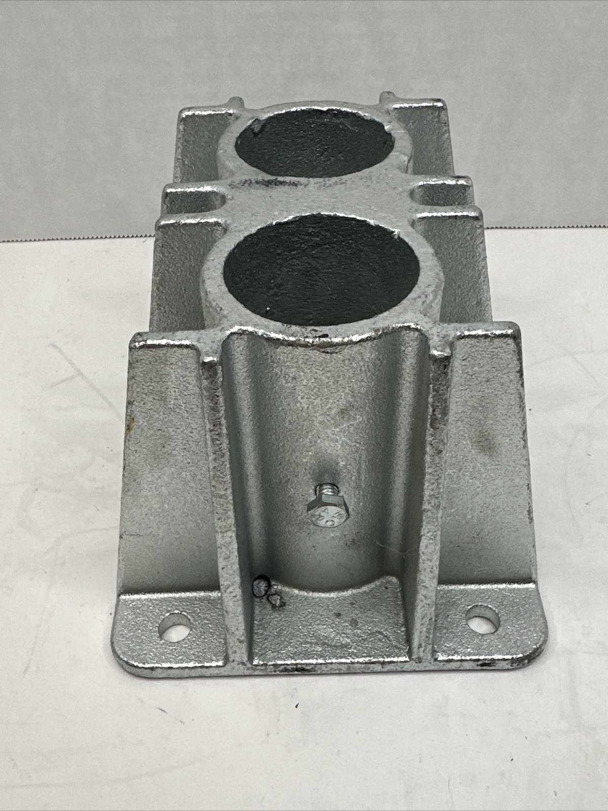 Mounting Bracket Pedestrian Barrier Double Socket Floor Base Mount