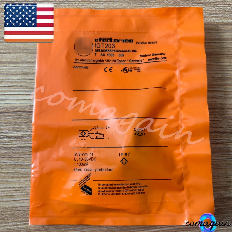 IGT203 NEW INDUCTIVE SENSOR PROXIMITY SWITCH For IFM IGT203