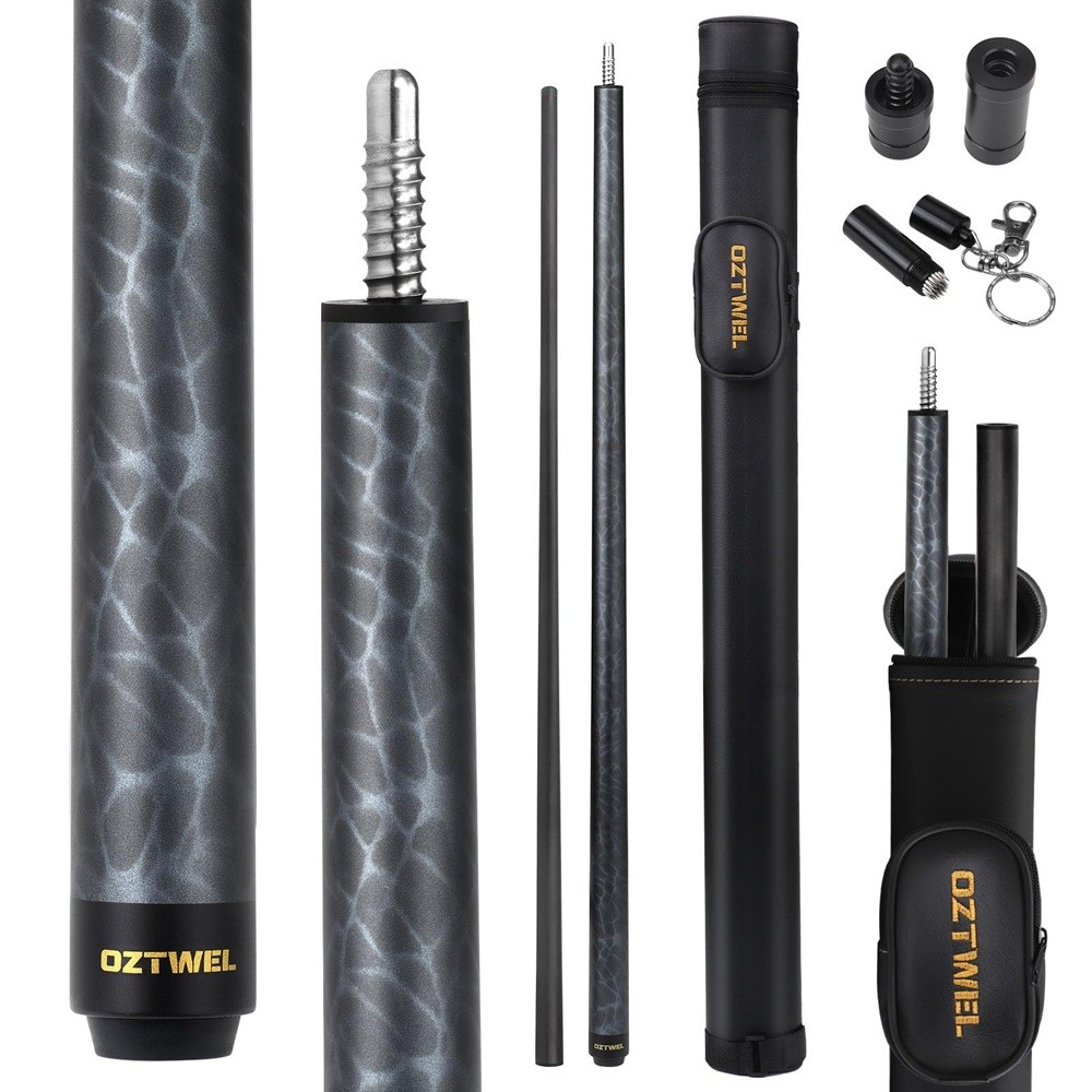 Carbon Fiber Pool Cue Stick 58" Professional Pool Sticks for Adults Full Carbon