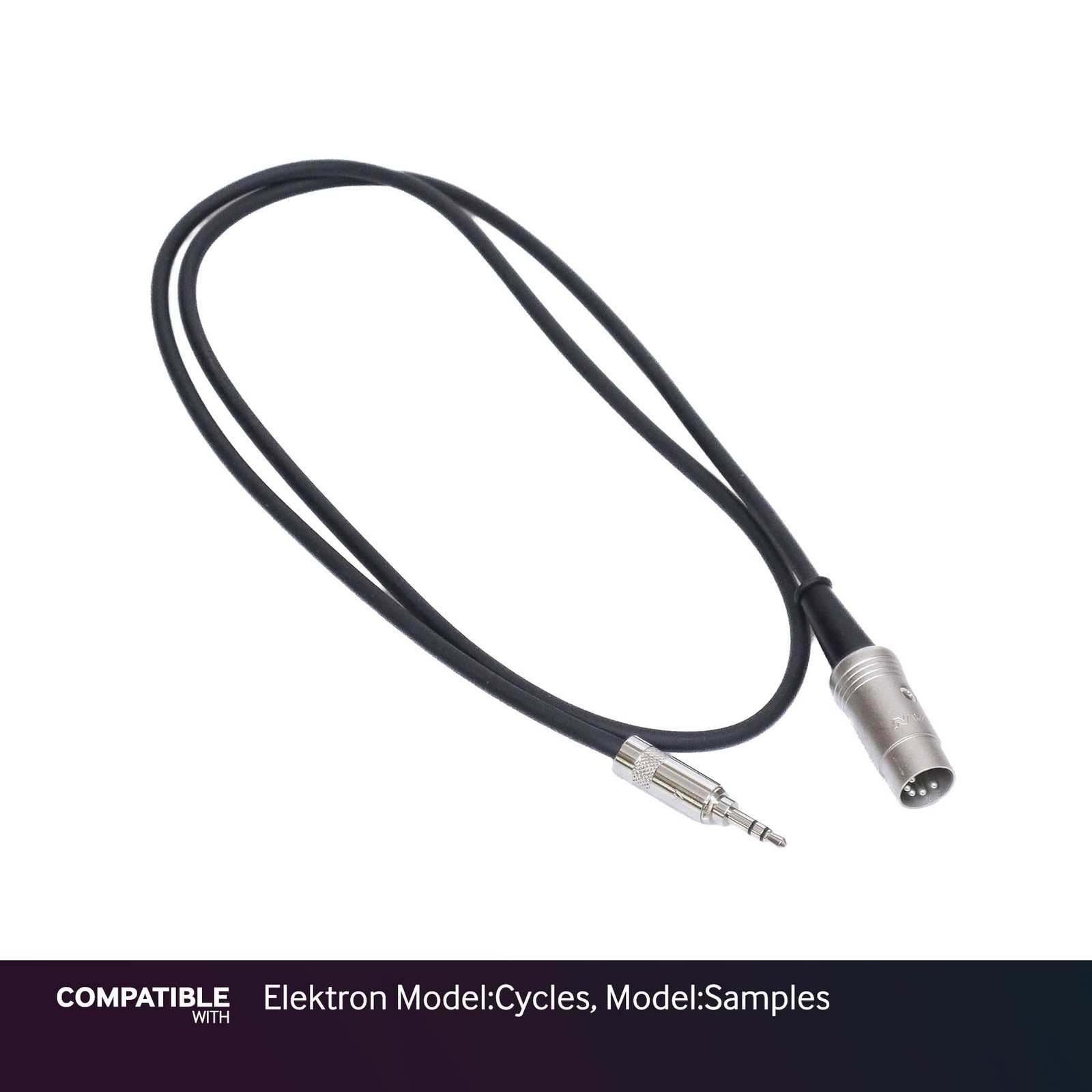 Rapco 1/8" TRS MIDI Type-A Cable for Elektron Model:Cycles, Model:Samples