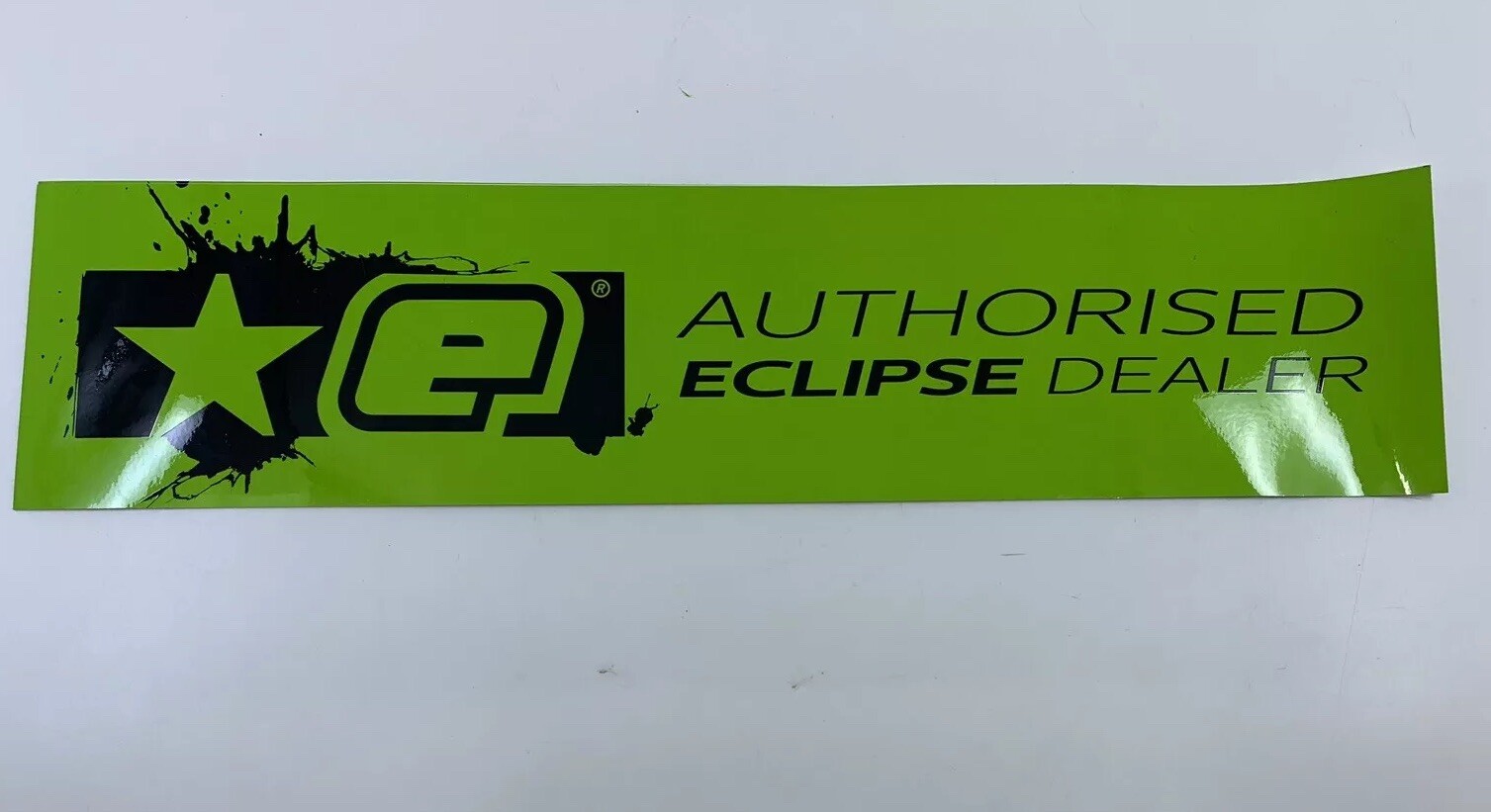 Planet Eclipse Authorized Dealer Sticker - RARE Paintball Promo Decal Logo Ad