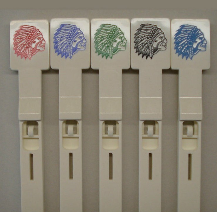 Gottlieb Big Brave / Big Indian Pinball Plastic Drop Target Set of 5