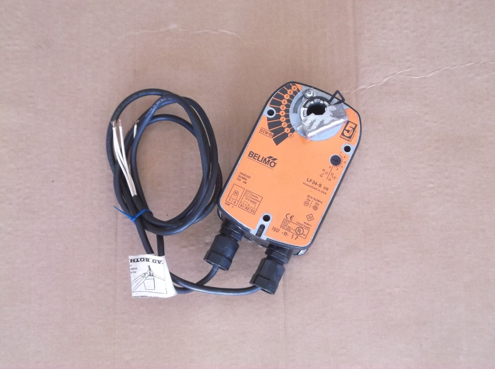 Belimo LF24-S US Spring Return Actuator 24V AC/DC NEW no box