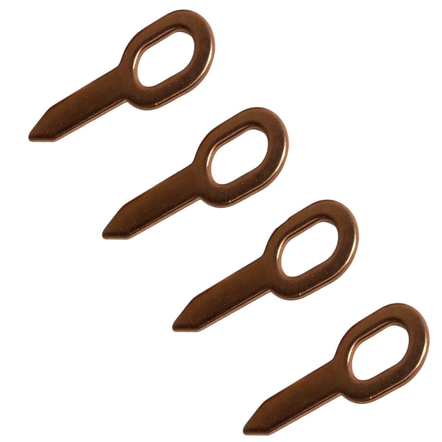 Straight Flat  Dent Pulling Weld Tab Keys - 100 pkg of Steel Tabs