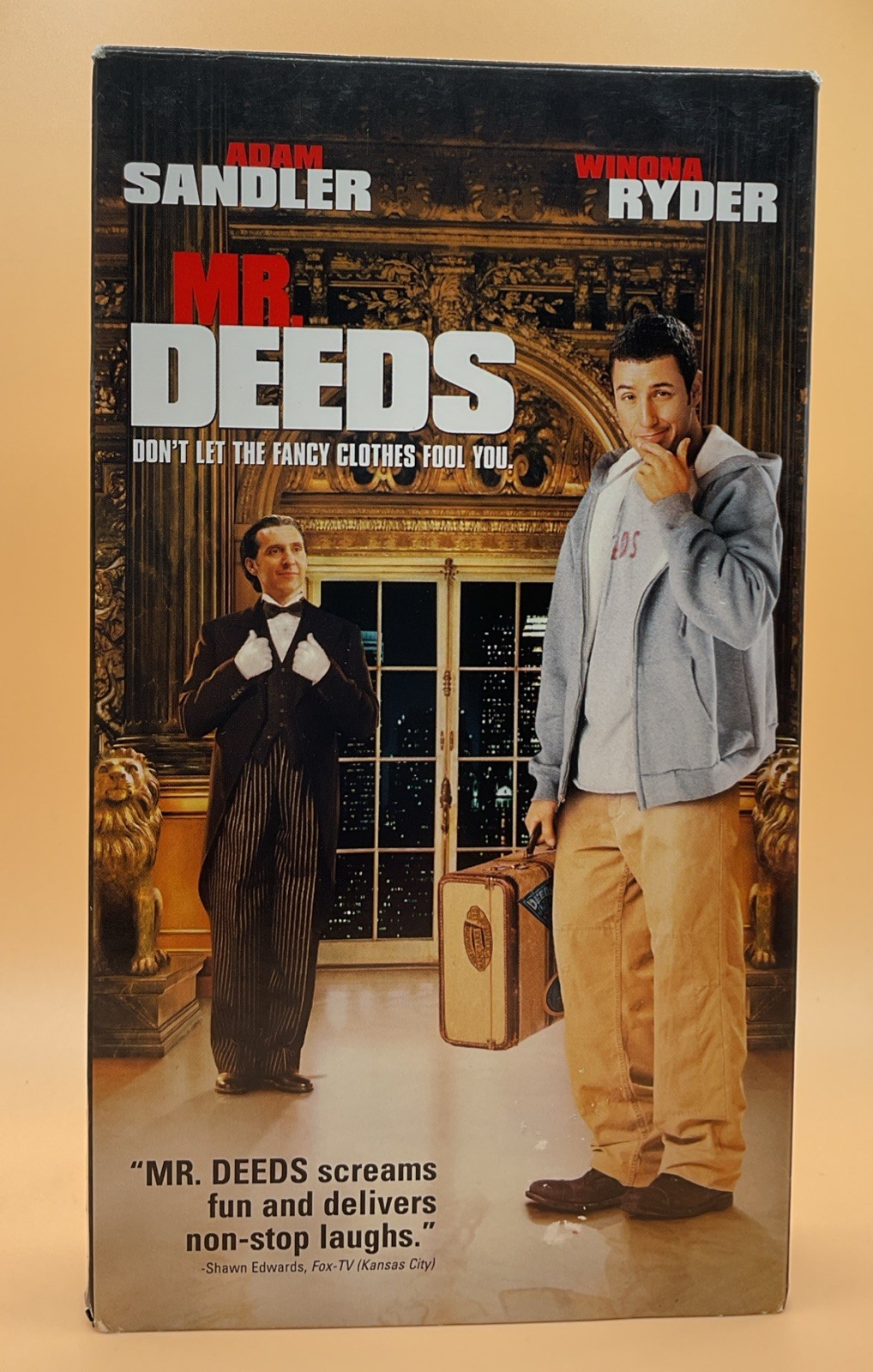 Mr. Deeds VHS 2002 Adam Sandler Acceptable-G **Buy 2 Get 1 Free**