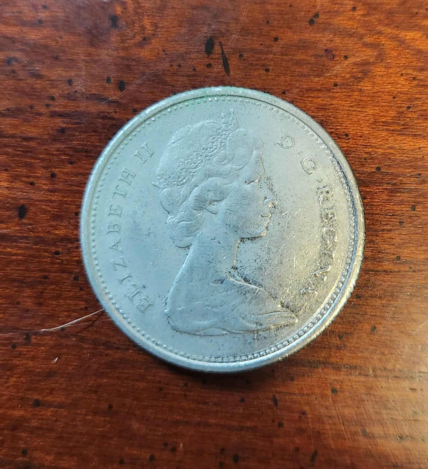 Canada 25 Cents Coin 1976 Queen Elizabeth II