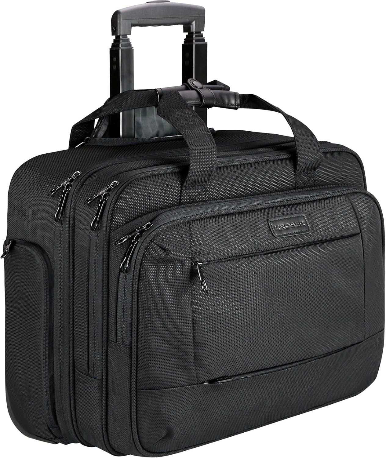 Rolling Laptop Bag Men Women Rolling Laptop Wheeled Briefcase Business Fits Up
