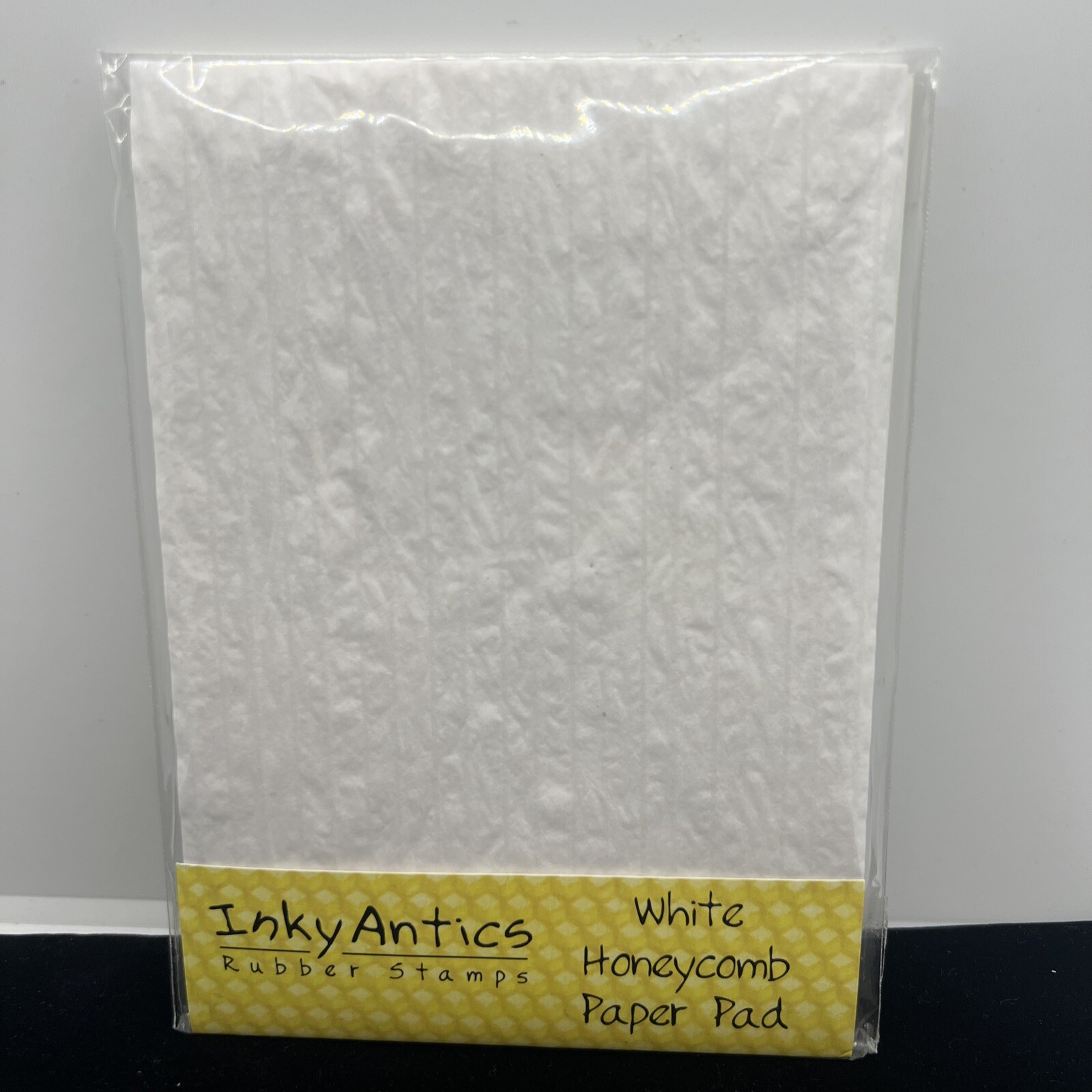 Inky Antics Rubber Stamps HoneyPOP White Honeycomb Paper Pad For 3D Elements