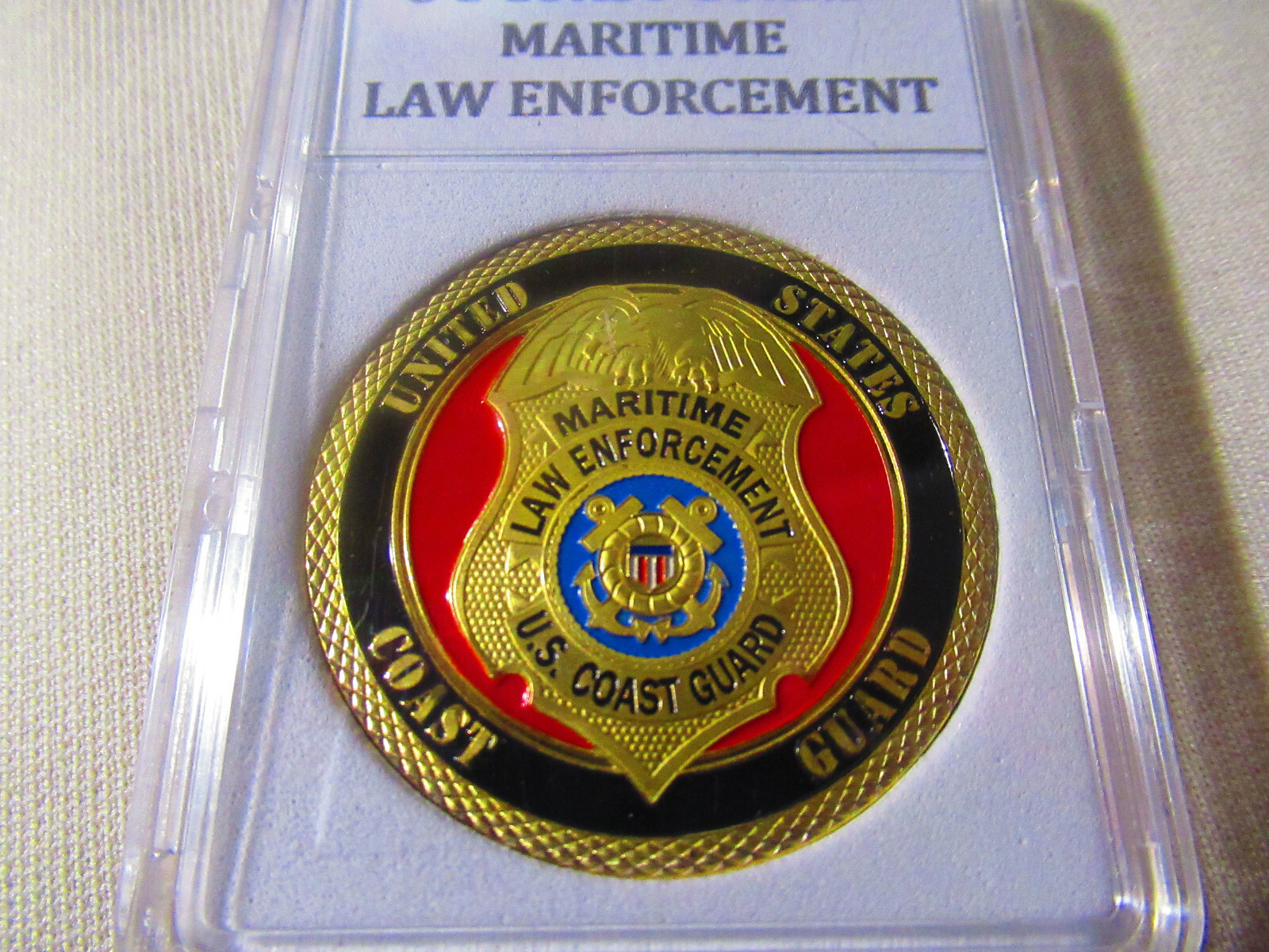 US COAST GUARD MARITIME LAW ENFORCEMENT Challenge Coin