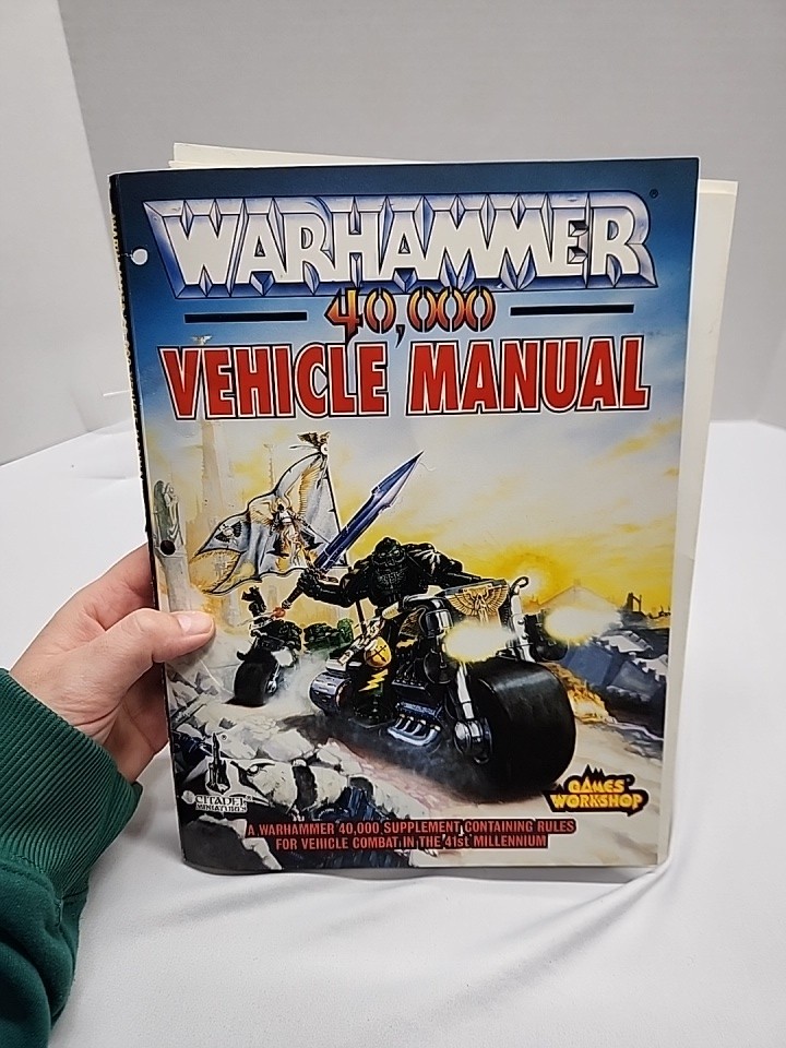 Games Workshop Warhammer 40k Vehicle Manual - 1992 Read