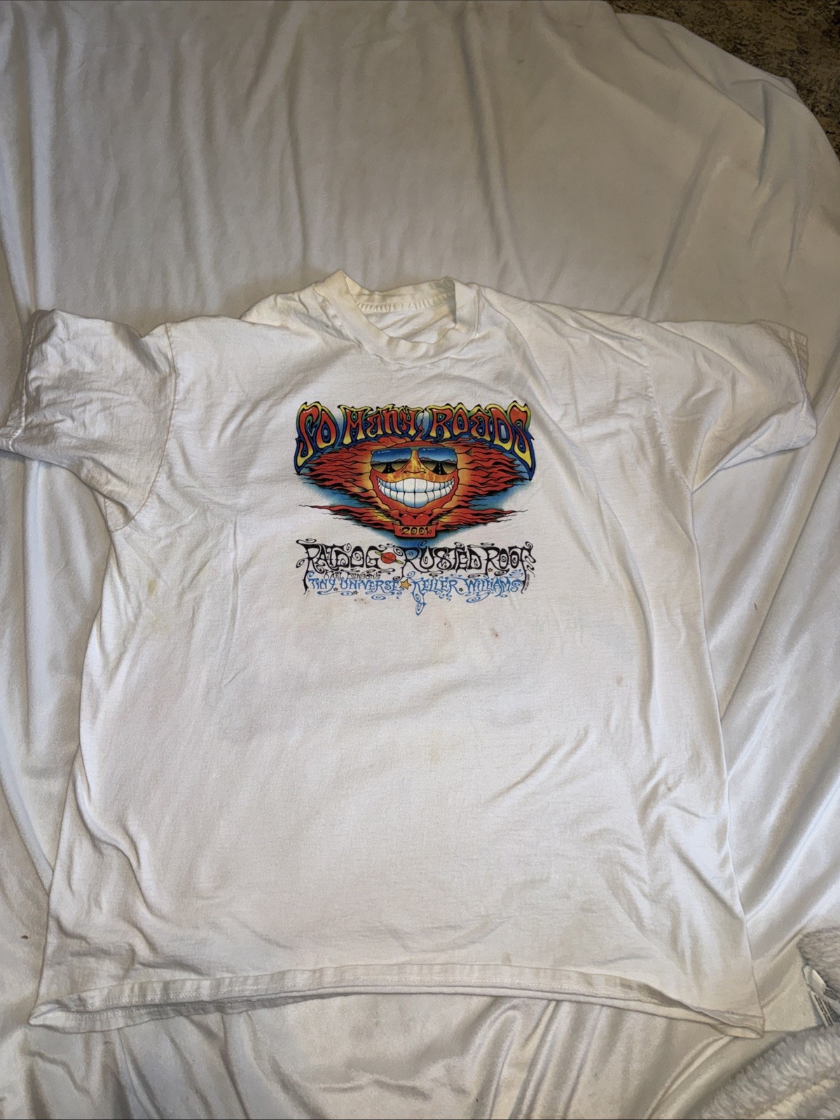 Super RARE Grateful Dead RATDOG So Many Roads 2001 Tour XL T-Shirt