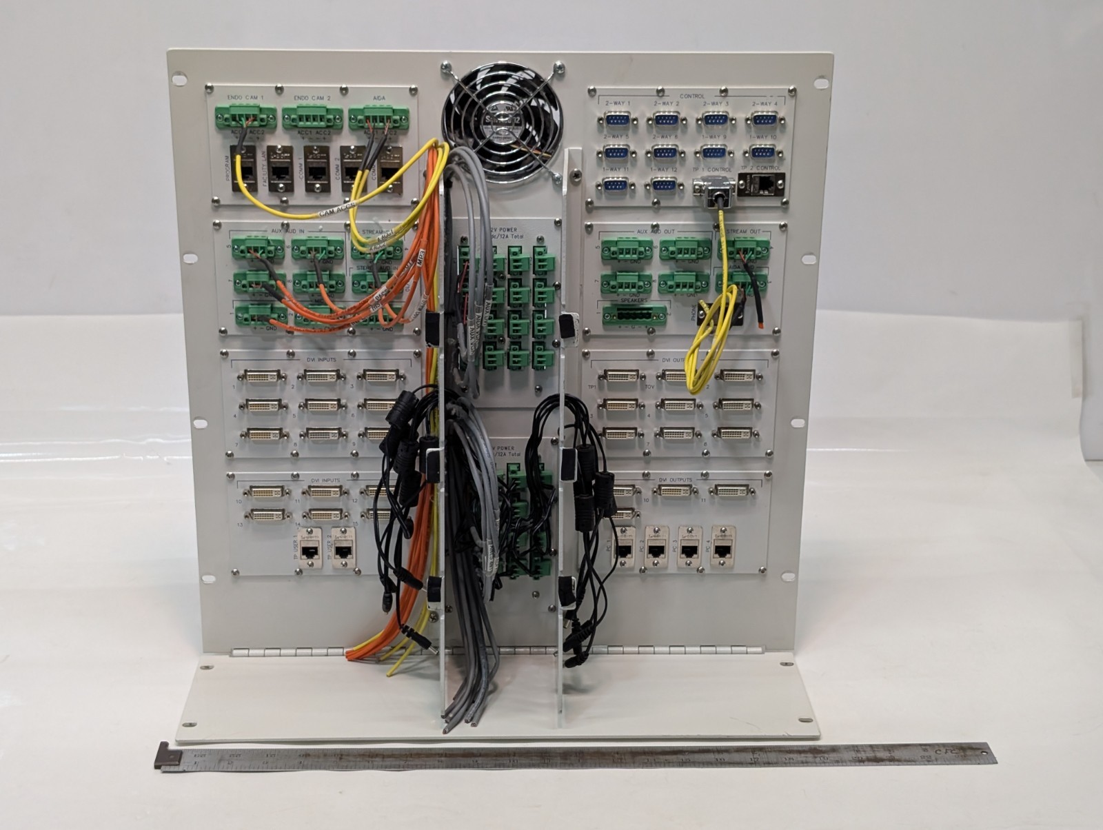 Custom Patch Panel Routing Junction from a Karl Storz OR1 Medical Operating Room