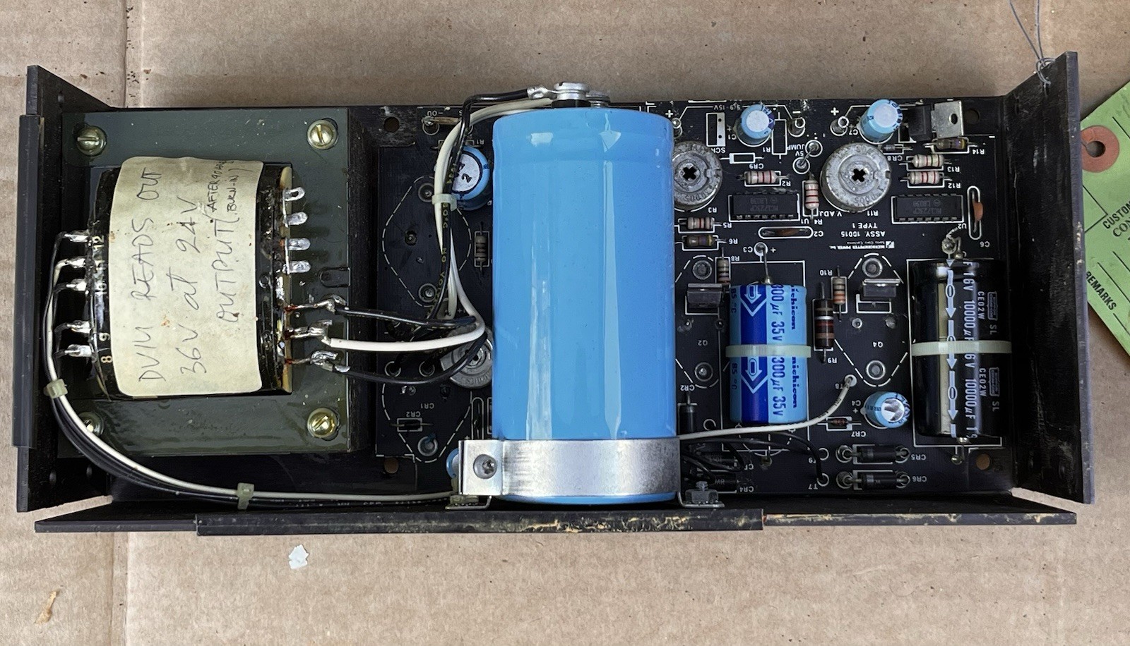 Microcomputer PowerDisk Drive Series Model FTCC524 Linear Power Supply Untested