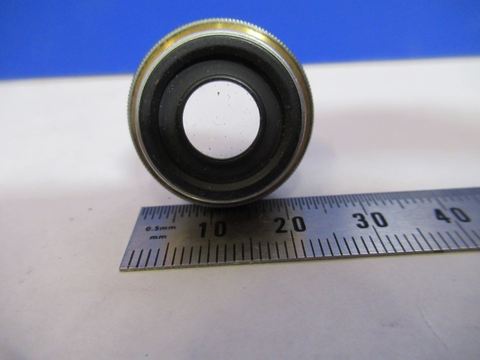 OBJECTIVE 40mm BAUSCH LOMB LENS OPTICS MICROSCOPE PART AS PICTURED U1-A-15