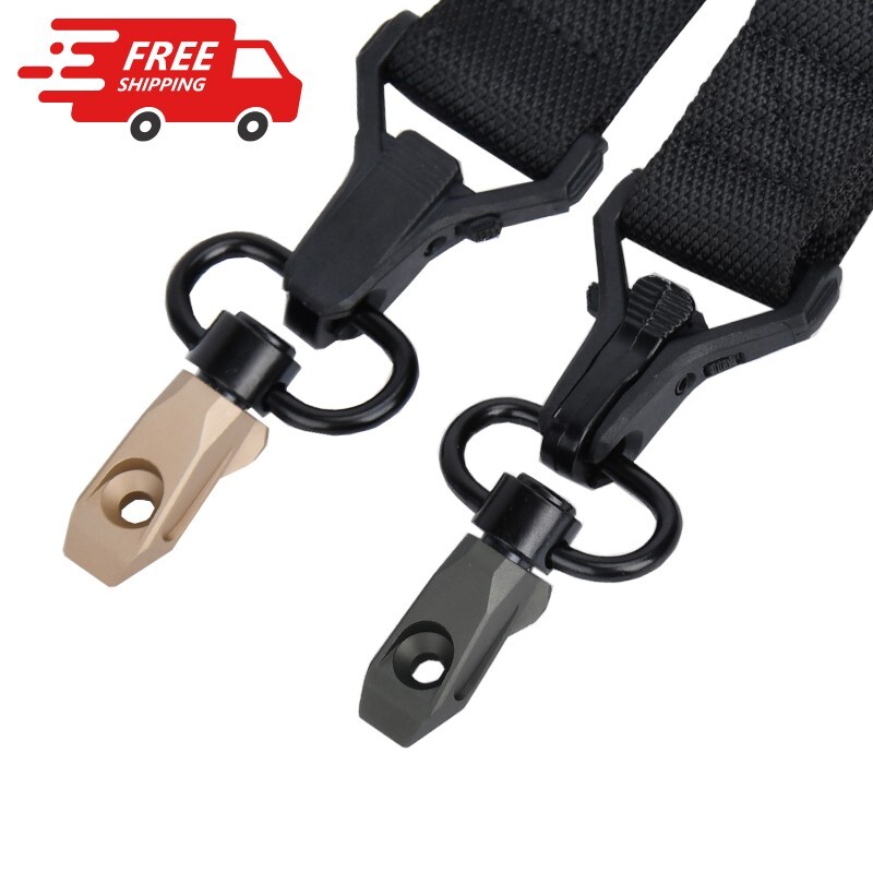 Metal CNC MLOK KEYMOD Rail QD Fixed Buckle Tilting Pull Ring Base Free Shipping