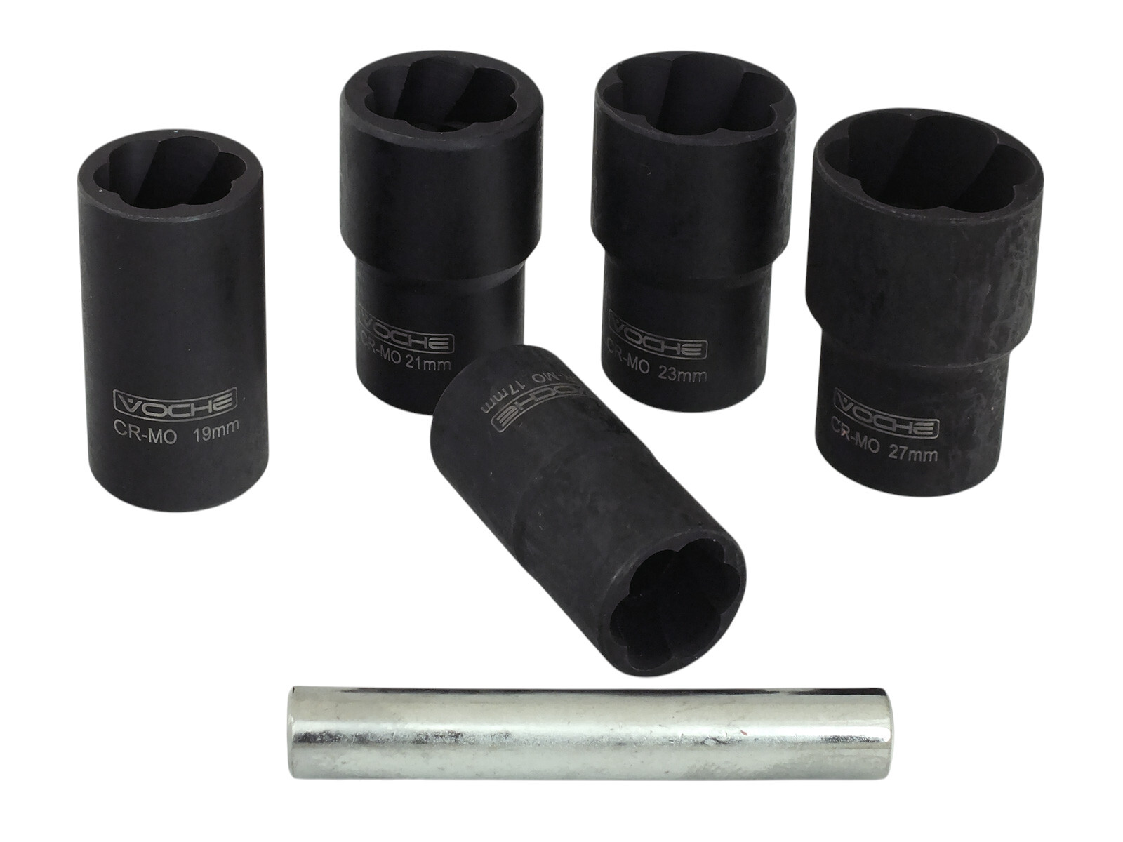 1/2" Locking Wheel Nut Remover Stud Bolt Impact Twist Sockets Extractor Tool Set
