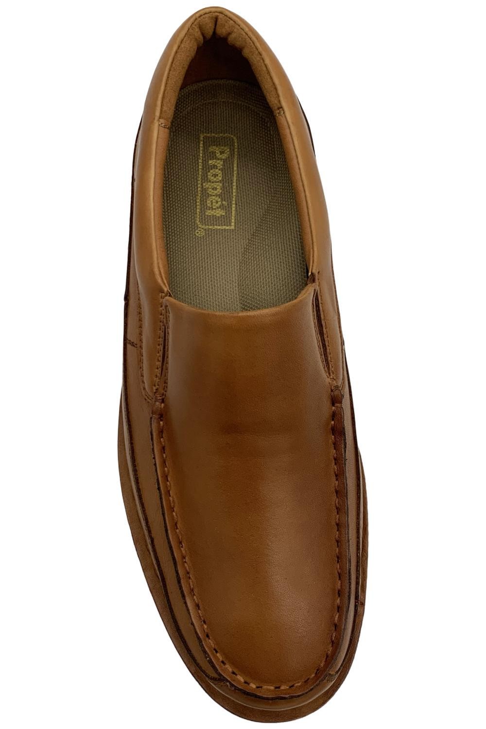 Propet Men's Flynn Dress Shoe Loafers Tan