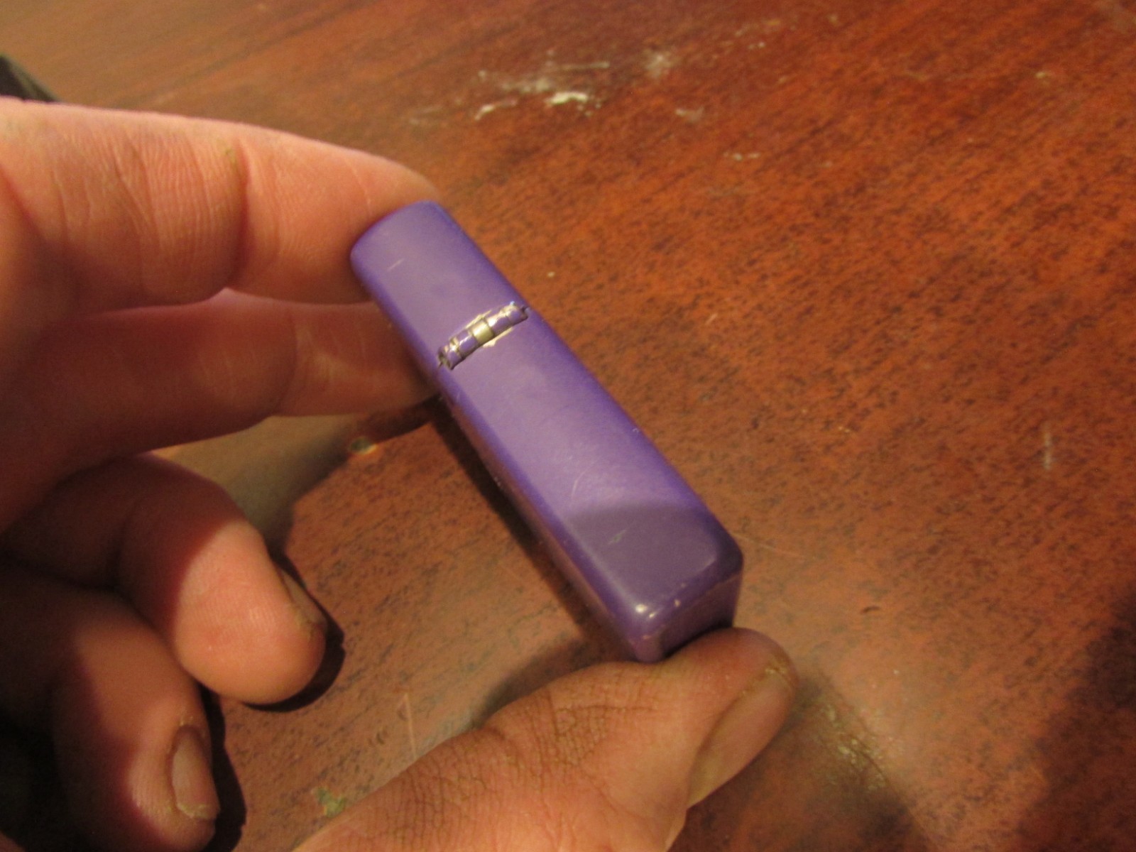 Zippo Brand Lighter Purple 2000