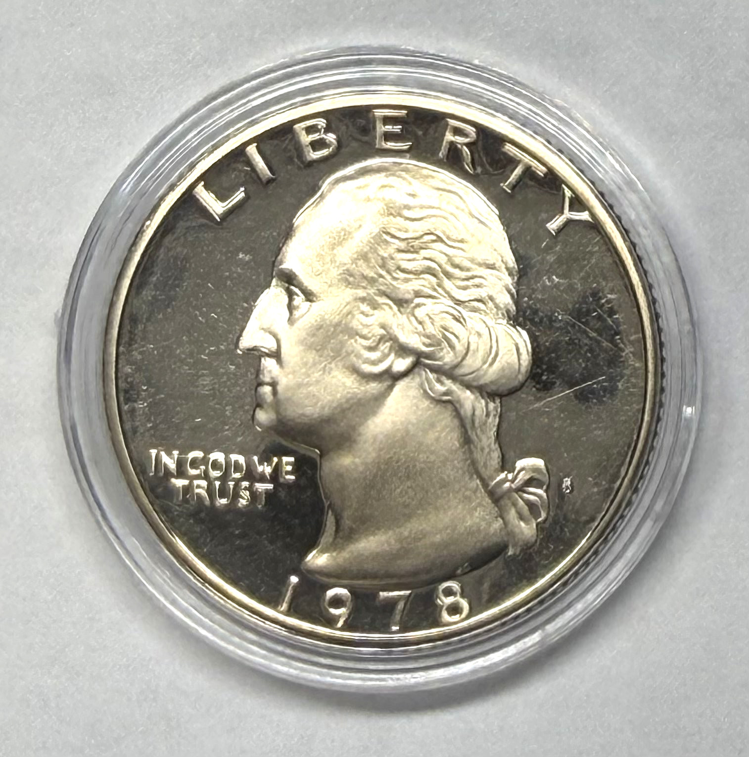 1978 S Proof Clad Washington Quarter, Uncirculated - for your quarter book!