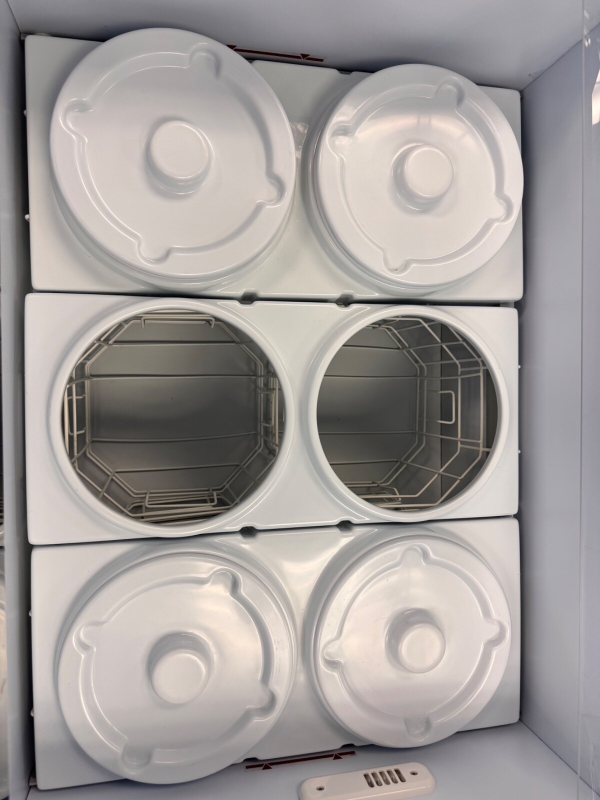 DEMO - ISA Cold Wall Display Case - 6 Flavors