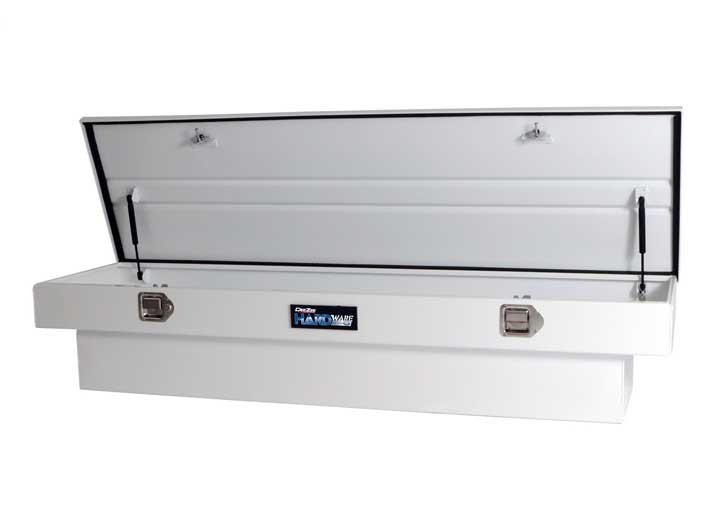 Dee Zee DZ8170S HARDware Series Crossover Tool Box White Single Lid Full Size