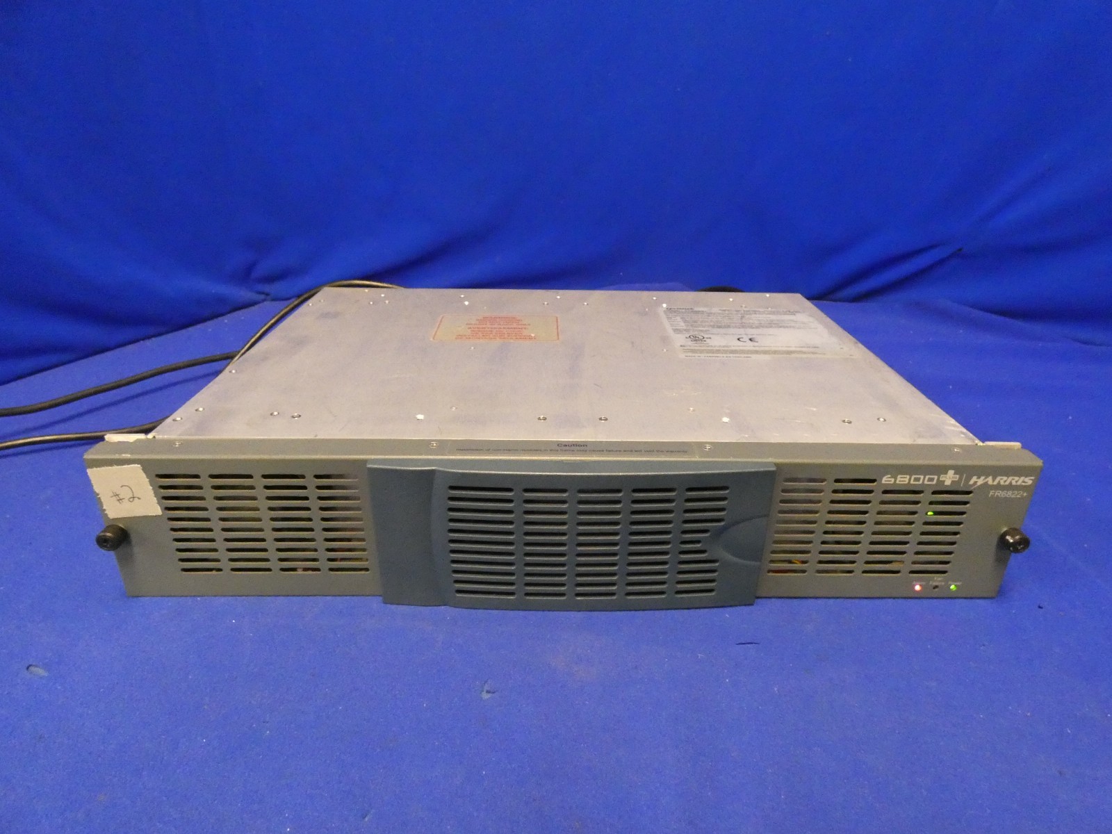 Harris FR6822+ Frame w/19 DA-H6802+ Re-Clocking 3G/HD-SDI DA's, 2 PS