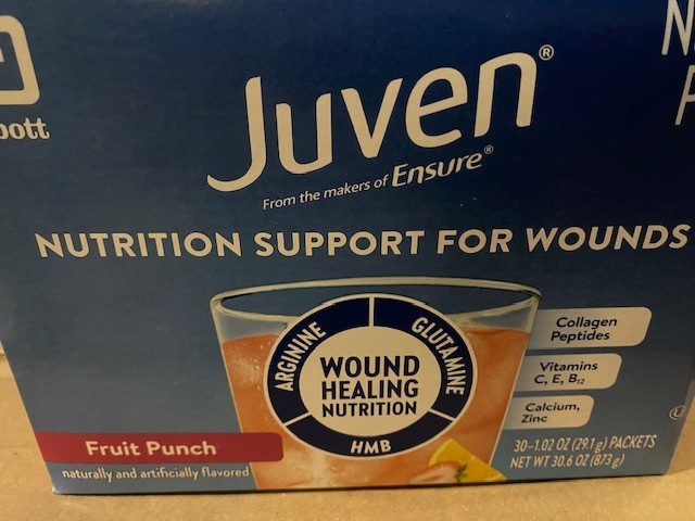 Juven Therapeutic Nutrition Powder  Wound Healing Fruit Punch 30 Packets 01/2027