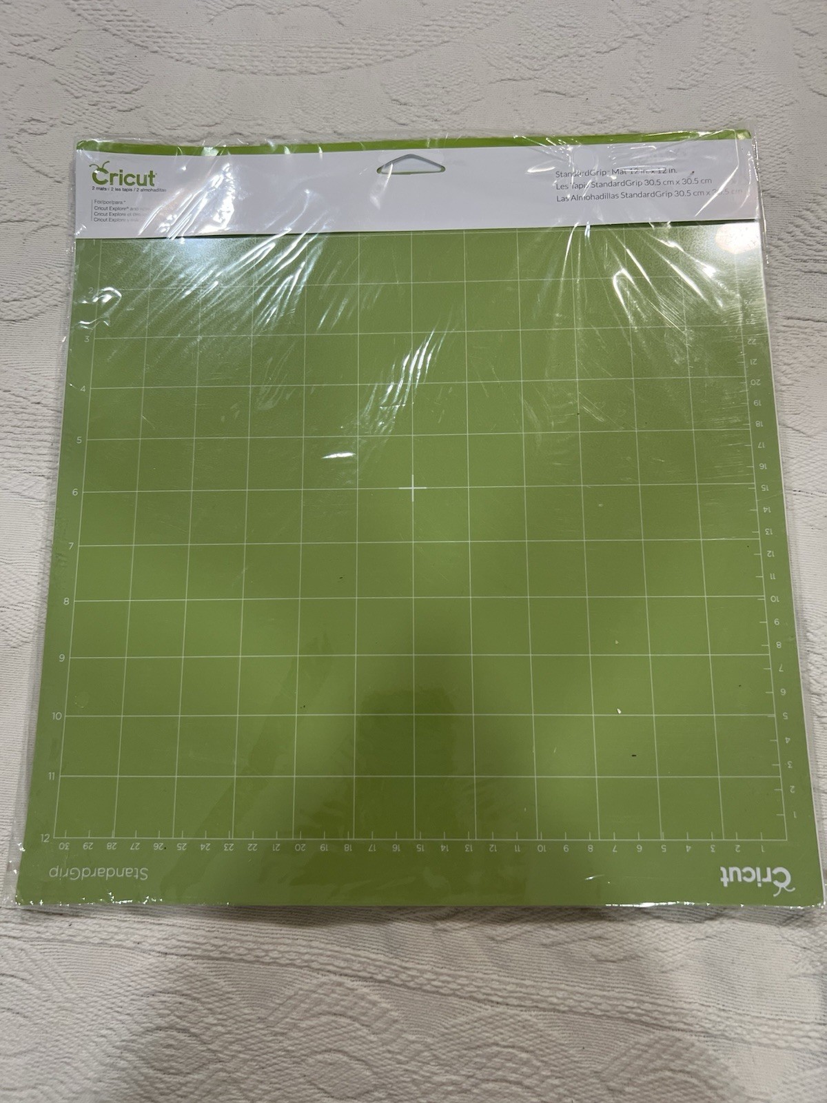 Provo Craft Cricut STANDARD GRIP Mat 12"x12" 2 Pack Brand New, Sealed