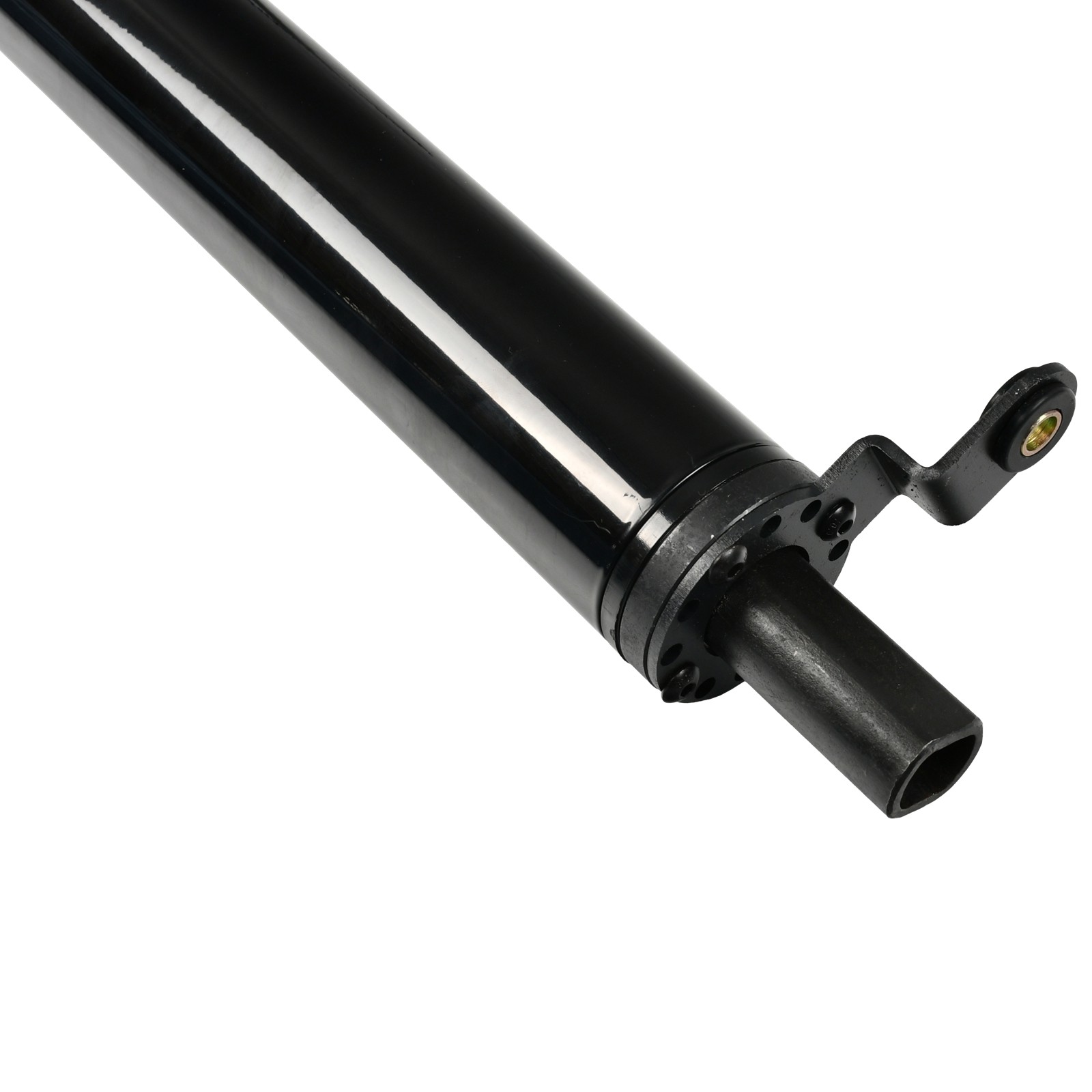 Universal 32" Black Stainless Tilt Automatic Steering Column & Adapter No Key