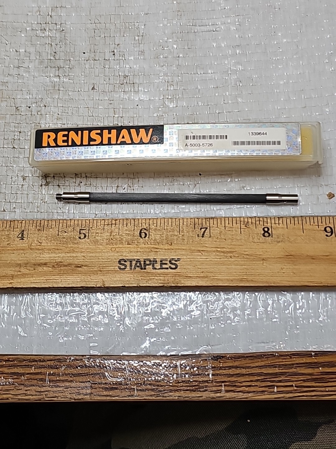 RENISHAW PROBE A-5003-5726 4" Ceramic Extension Open Box