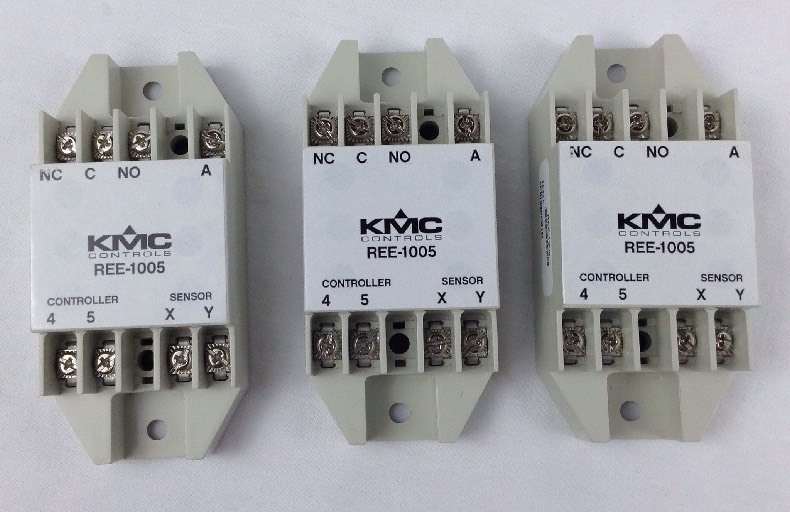 QTY 3 KMC CONTROLS REE-1005 HEATING COOLING RELAY CHANGEOVER FREE SHIPPING
