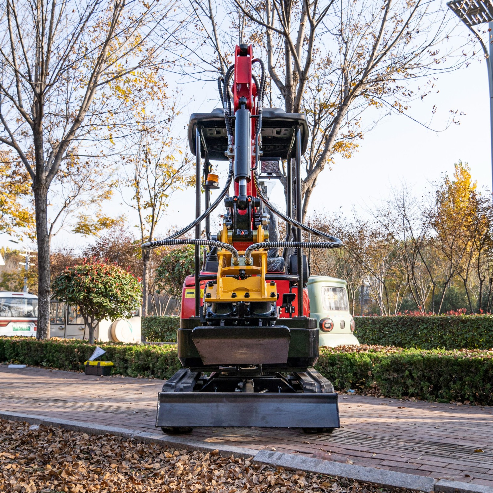 Heavy Duty Hydraulic Compactor Attachment Ft With 1-2 Ton TYPHON Mini Excavators