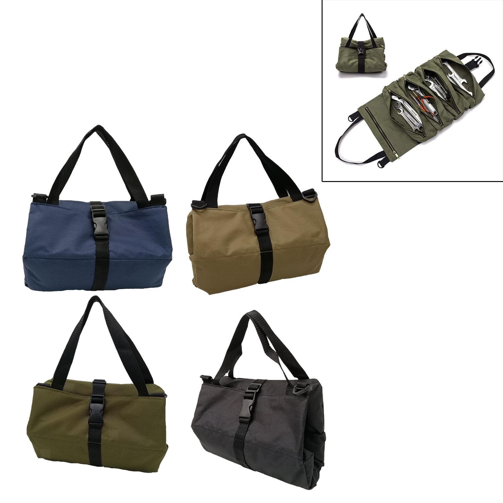 Multi-pocket Tools Storage Pouch Hardware Case with