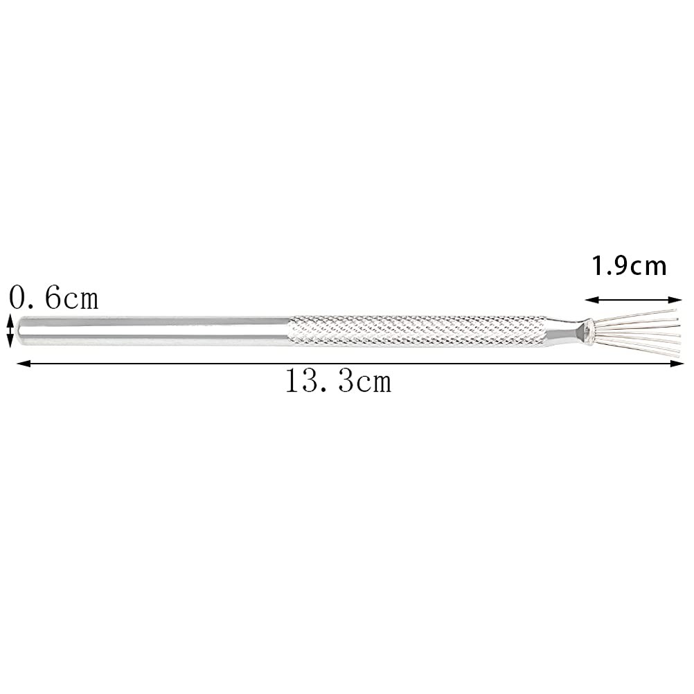 2 Pieces Clay Needle Tools, Feather Wire Texture Tools for Pottery Sculpting
