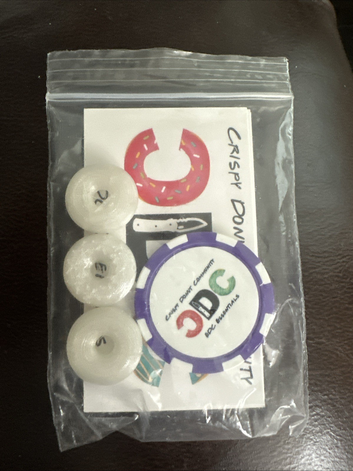 Crispy Donut Community CDC Donut Beads Glow In The dark Set.